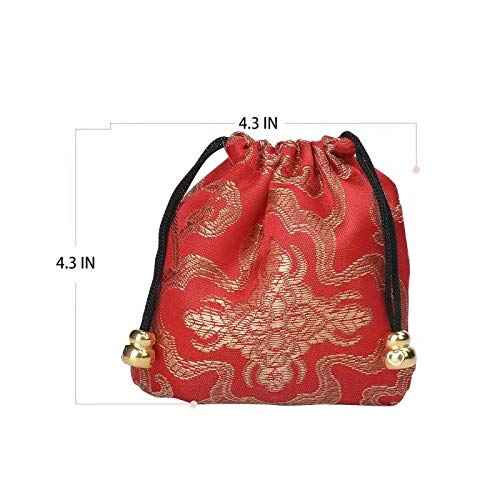 Chinese Style Hair Accessories Set, Fluffy Ball & Chinese Knot Hair Clips, Festive Red Tassel Set for Christmas, New Year's Day & Special Occasions - Red