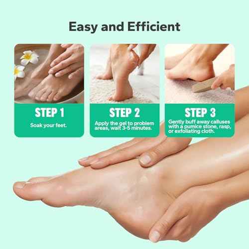 Callus Remover Gel for Feet (8.45 fl.oz), Powerful Formulation Foot Callus Remover, Extra Strength Callus Remover, Callus Remover for Feet Gel, Calloused Feet Remover Gel for Home Use