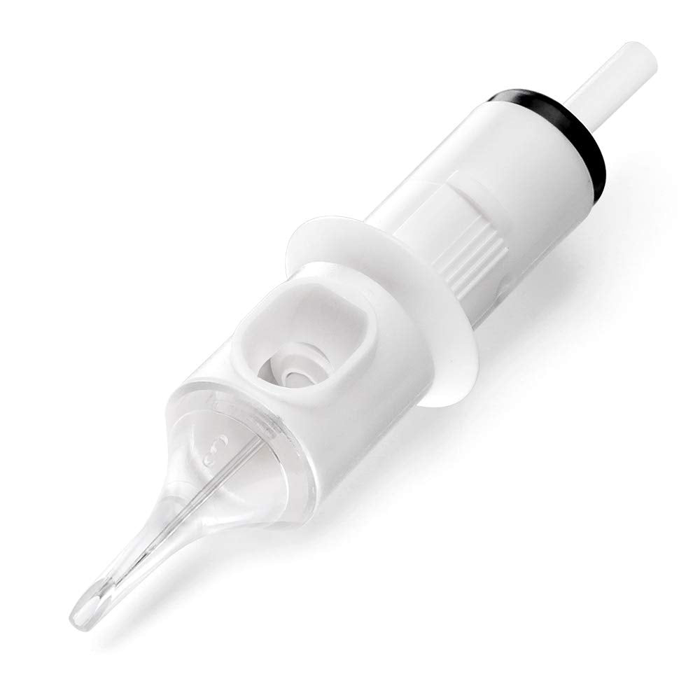 HAWINK 7RL Tattoo Needles Cartridge #12 Standard 7 Round Liner X-Taper 50PCS with Membrane Professional Disposable EN05S-50-1207RL