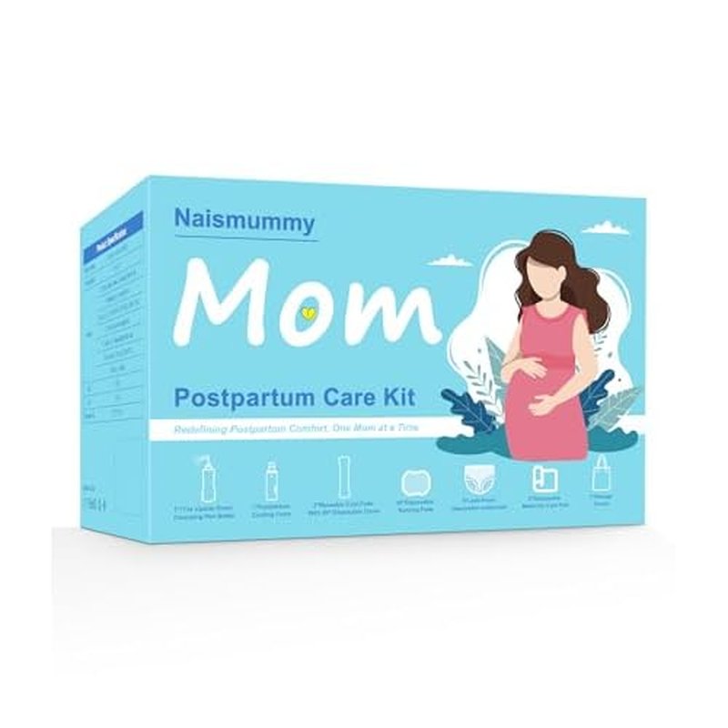 Postpartum Essentials Recovery Kit for Labor & Delivery ? Nursing Pads, Peri Bottle, Ice Pack Pad, Postpartum Underwear, Disposable Bed Pads, Perineal Foam, 55 Piece Gift Set