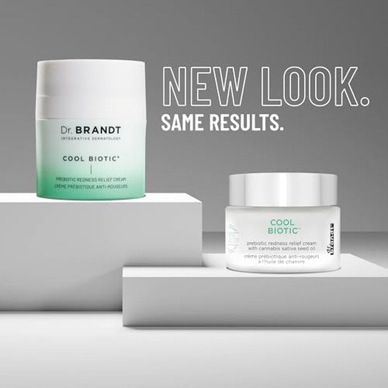 Dr. Brandt Cool Biotic - Prebiotic Redness Relief Cream - Cools on Contact to Soothe Dry, Itchy, and/or Sensitive Skin - 1.7 oz