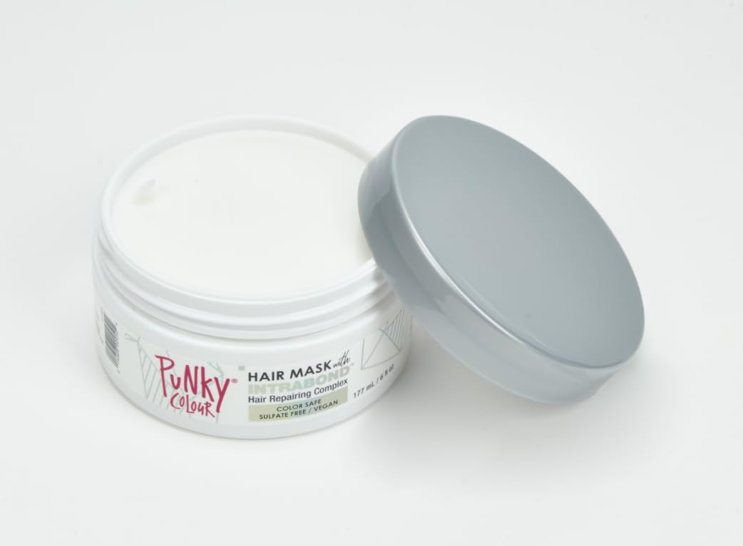 Punky Hair Mask with Intrabond Hair Repairing Complex, 6 oz - Ideal for Dry, Damaged, Chemically Treated Hair