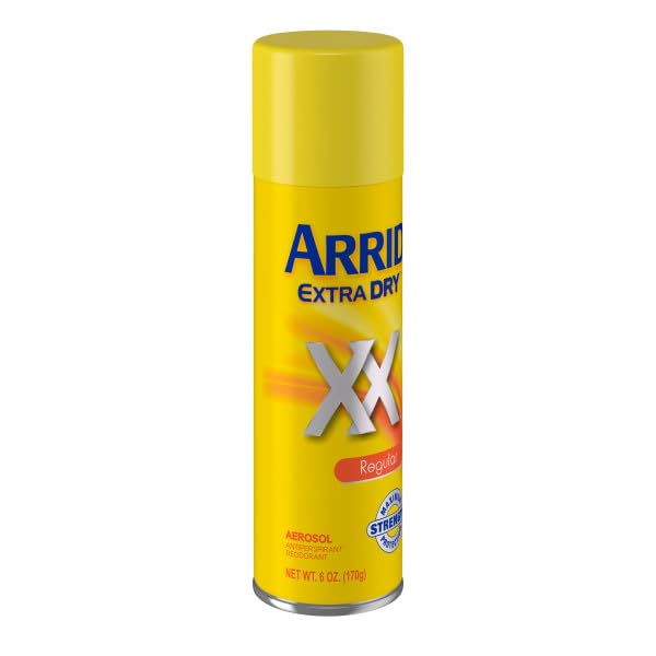 Arrid Deodorant - Extra Dry Regular 6oz Aerosol Spray | 3-Pack for All-Day Protection