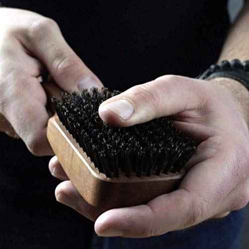 ZilberHaar Major Hair & Beard Brush for Men - Boar Bristles and Pearwood - All Beard and Hair Types - Made in Germany