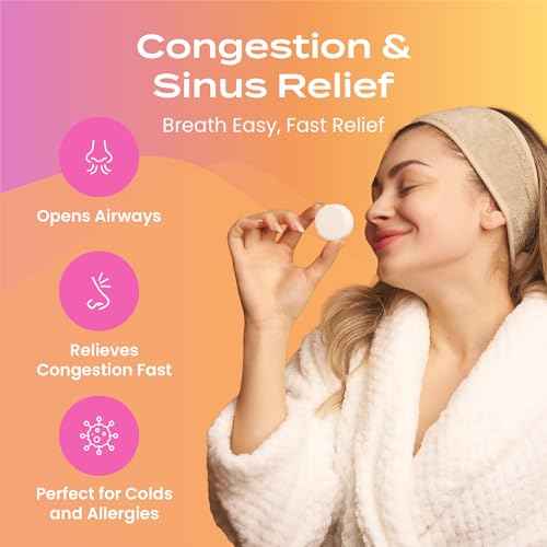 Body Restore Shower Steamers Aromatherapy 6 Pack - Boo Basket Stuffers for Women, Christmas Stocking Stuffers, Birthday Gifts, White Elephant, Relaxation, Self Care - Citrus