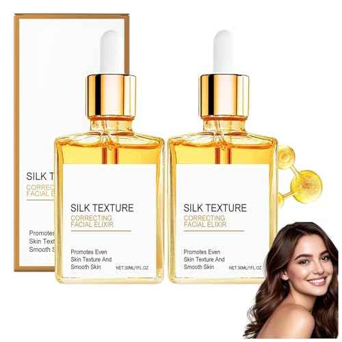 2PC Gouda Silk Body Oil, Body Perfume Oil for Women, Bath & Shower Essential Oil for Smooth and Hydrated Skin, Refreshing Non-greasy, Infused with Shea Butter, Coconut Oil, Vitamin E