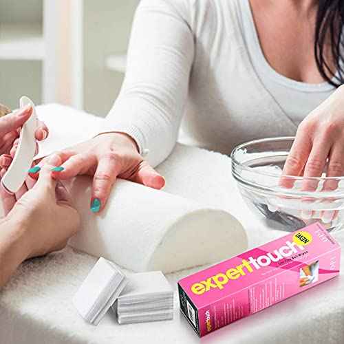 Lint Free Nail Wipes Nail Art Gel Polish Remover Cotton Pads 4 Boxes (1300 Pieces)