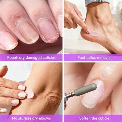 gelike ec Cuticle Cream for Dry Damaged Cuticles Organic Nail Cuticle Remover for Dry, Rough Hands Cracked Rigid Skin - Professional for Salon Home Use