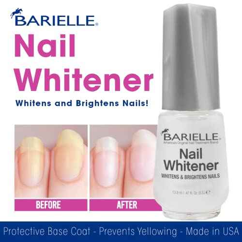 Barielle Nail Whitener for Yellow Nails or Dull Nails .47 oz. (PACK OF 2) - Whitening for Nails, Treats Yellow Nails
