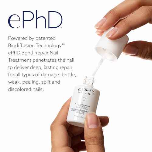 ePhD Bond Repair Nail Treatment, Nail Repair that Strengthens, Restores & Rebuilds Brittle Nails, Strengthens from Within, Formula for Damaged, or Post-Gel Nails, Use Alone or as a Polish Base