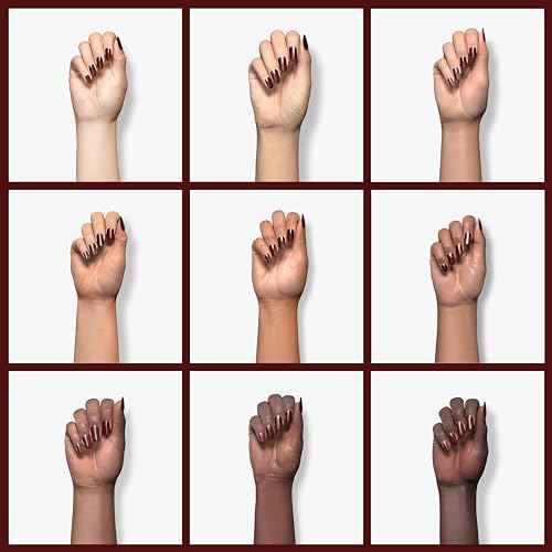 Double Rhythm 15ML Gel Nail Polish Pure Sheer Same Color Same Bottle Soak Off Gel Polish Art Manicure Salon DIY at Home for Women (Burgundy-A1129)