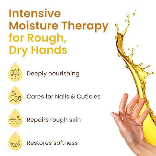 Repairing Hand Mask for Dry Cracked Hands, Hand Masks with Shea Butter, Jojoba Oil & Vitamin E, Moisturizing Gloves, Skin Care Gifts for Women & Men, Self Care Gifts for Women (6 Pairs)