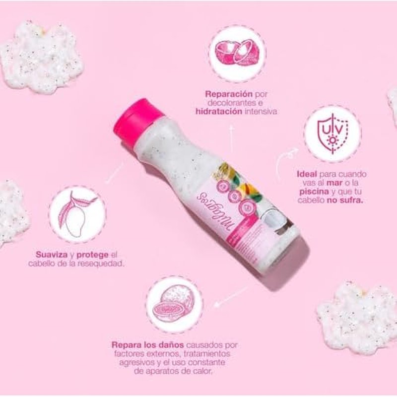 Milagros Shampoo Herbal & Tratamiento Biorepolarizador | Combate caida del cabello y promueve su crecimiento | Tratamiento de Colombia Milagros ideal para cabello muy danado