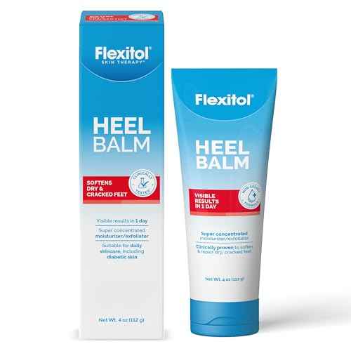 Flexitol Heel Balm, Rich Moisturizing & Exfoliating Foot Cream, Original Version, 4 Oz