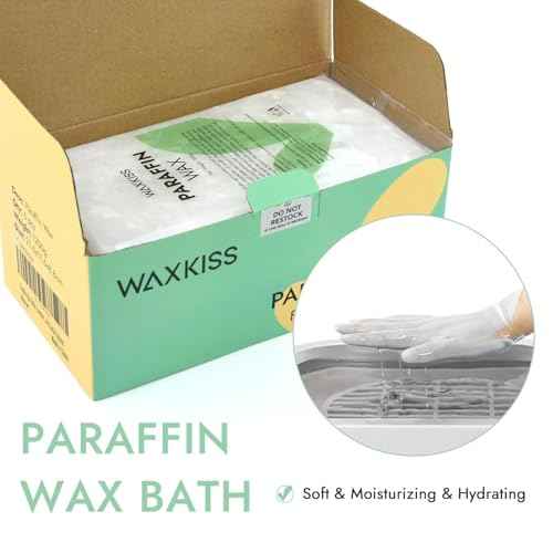 Paraffin Wax Refills for Paraffin Baths, 6 packs Unscent Paraffin Wax for Hand and Feet Hydration and Moisturizing