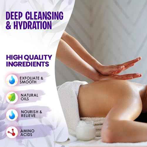 SPA REDI - Body and Foot Cream Mask, Lavender and Wildflower, 128 Oz - Pedicure Massage for Tired Feet and Body, Hydrating, Fresh Skin - Infused with Hyaluronic Acid, Amino Acids, Panthenol