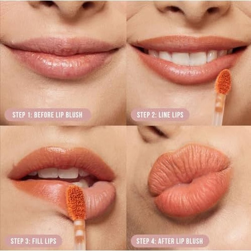HUDA BEAUTY Lip Blush Cream Lip & Cheek Stain Rosy Kiss
