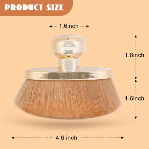 Extra Large Body Makeup Brush for Self Tanner ? 115mm Wide Oval Kabuki Body Brush for Bronzer Blend & Blur, Vegan Fiber Self Tanning Brush for Legs & Body with Drawstring Bag by Yoseng