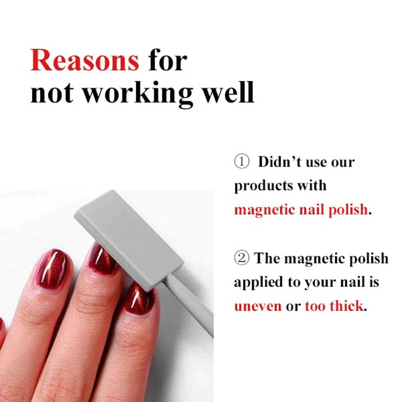 Magnet Nail Art Polish Tool Set - 17 Piece Cat Eye Gel Polish Kit for DIY & Salon Use | 3D Magnetic Tools