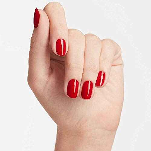 OPI Nail Lacquer Nail Polish | Opaque Light Red Cr?me Chip Resistant Nail Polish | Fast Drying, Streak Free