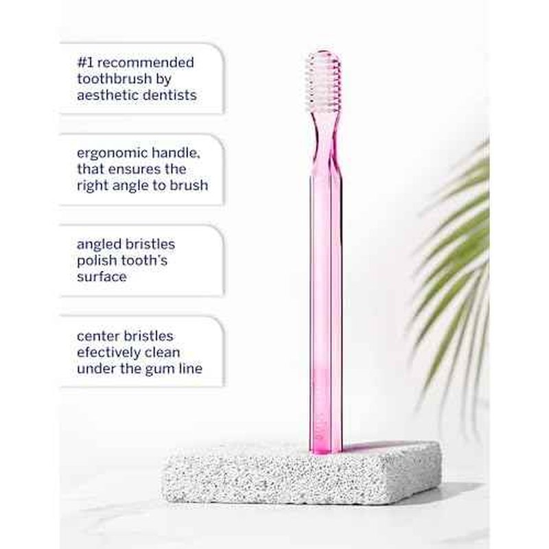 Supersmile New Generation Toothbrush w/Patented 45¡Æ Soft Nylon Bristles - Whitening Tooth Brush w/Ergonomic Handle Guarantees ADA Recommended Brushing Angle for Adults & Children