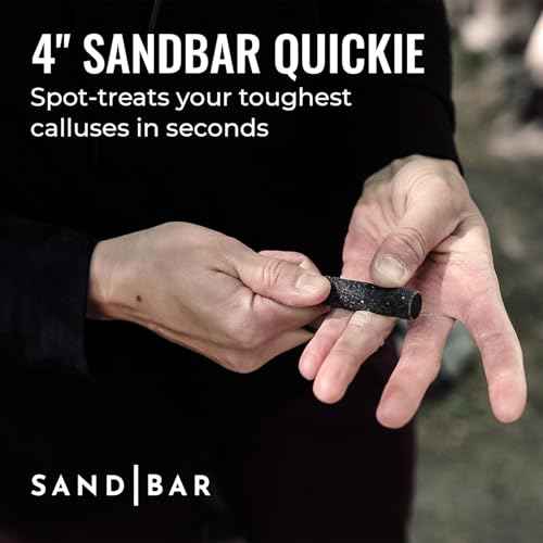 SandBar Callus Removal Deep Cleaning and Softening Set with Scraper, Hand Callus Remover Tool Salve Balm Stick for Working Hands, Dead Skin Remover Hand File 4" & 8" - Gold