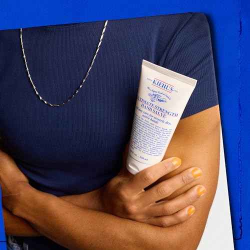 Kiehl's Ultimate Strength Hand Salve, Deeply Hydrating Hand Lotion, Thick and Rich Formula for Intense Moisture and Conditioning, Protects and Repairs Dry Skin, Paraben and Gluten Free