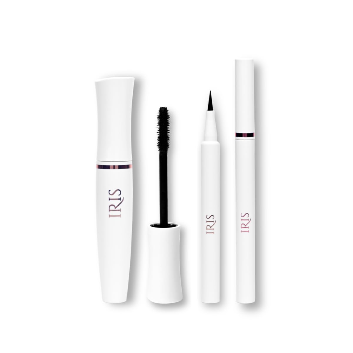 IRIS ALL EYES ON ME | MASCARA & EYELINER | SMUDGE PROOF | EASY APPLICATION | LONG LASTING STAYS UPTO 24 HOURS | VEGAN | CRUELTY FREE | BLACK (COMBO)