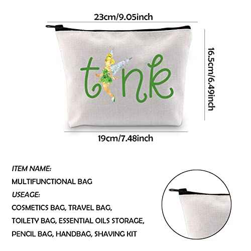 WCGXKO Family Vacation Gift Tink Zipper Pouch Makeup Bag (T)