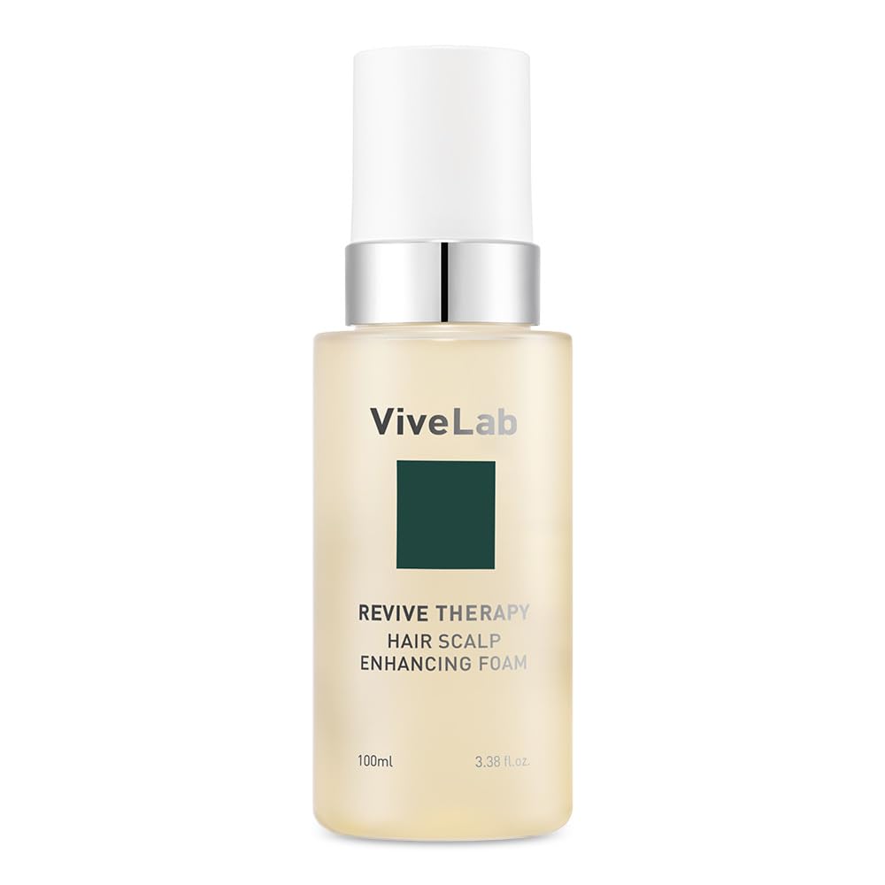 ViveLab Hair Growth Serum - Micro Foam Scalp Treatment with Biotin, Rosemary Oil & Caffeine | Vegan, Clinically Tested for Thicker Hair