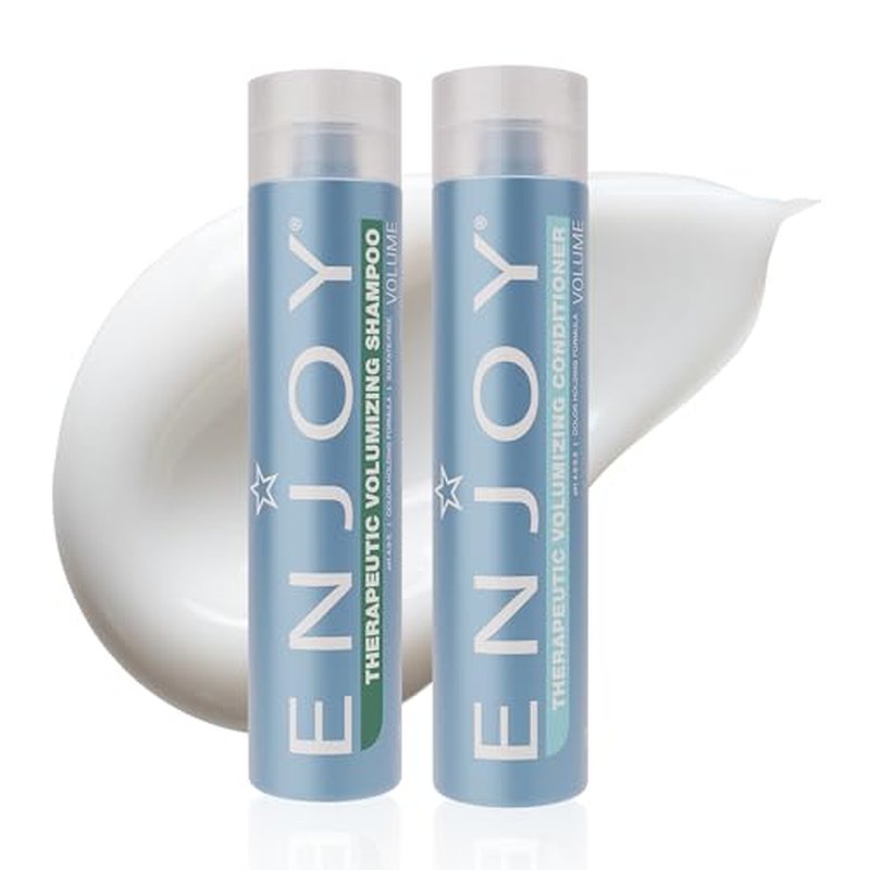 Enjoy Therapeutic Volumizing Shampoo and Conditioner 10.1 oz Duo Set