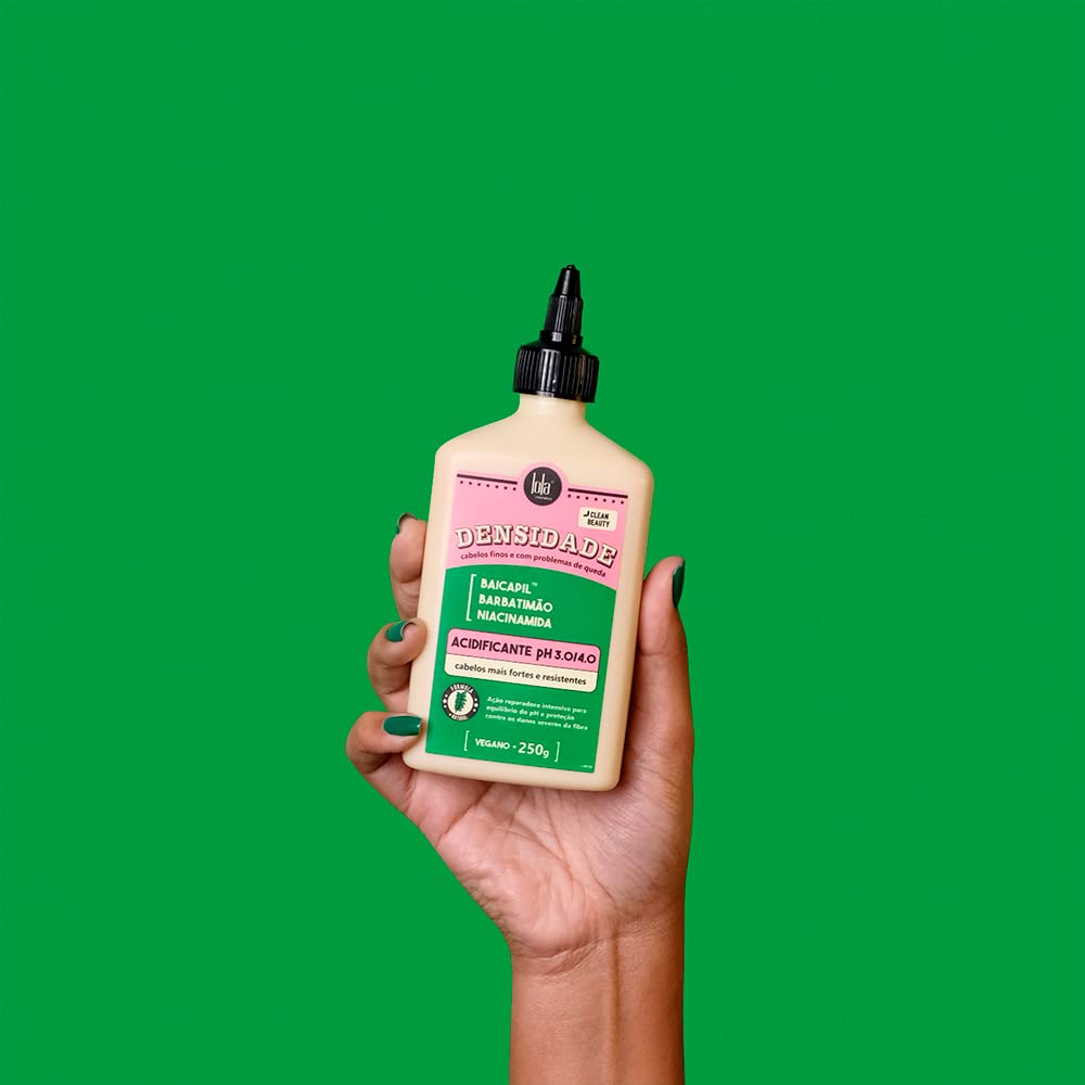 Lola From Rio - Densidade - Acidifying With pH 3.0/4.0, Improves Hair Resistance, Prevent Anti-Breakage and Fall, Protect Against Chemical Process, Balance hair pH 8.82 Fl Oz
