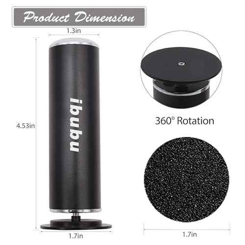 Electric Feet Callus Remover Professional Powerful Foot File Pedicure Grinder Sanders with 60PCS Replacement Sandpaper Discs Heel Scraper for Dead Dry Crack Skin Calluses Speed Adjustable Black