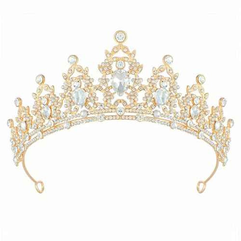 Tiara Crown for Women, Headband Hair Accessories for Birthday Wedding Party Costume