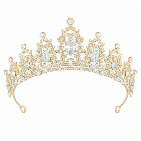 Tiara Crown for Women, Headband Hair Accessories for Birthday Wedding Party Costume
