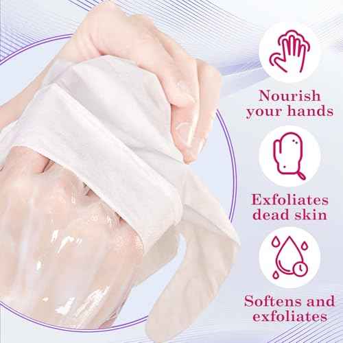 6 Pairs Hand Masks Moisturizing Gloves, Hydrating Hand Mask Moisturizer Gloves Care for Dry Cracked Hands, Smooth Long Lasting Soft Firming Hand Mask Gift Set for Men Women£¨A