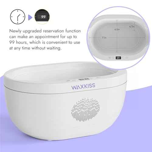 Paraffin Wax Machine for Hand and Feet with Paraffin Wax Refills moisturizing, 3000ml Safety Hand wax Paraffin Machine for Reservation Paraffin Wax Bath Warmer