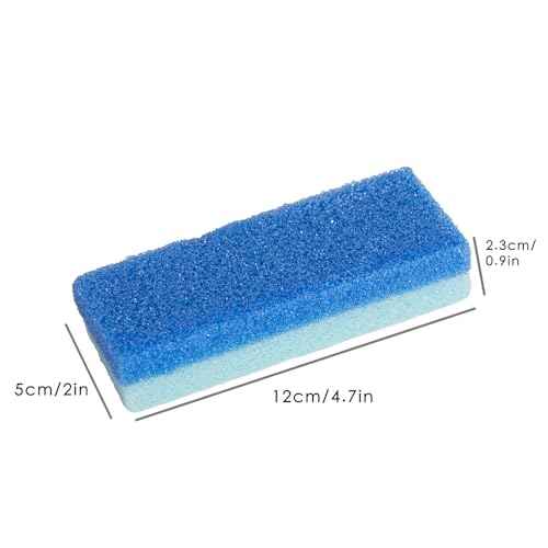 6 Pack Foot Pumice Stone for Feet Callus and Foot Scrubber Dead Skin Remover (Blue)