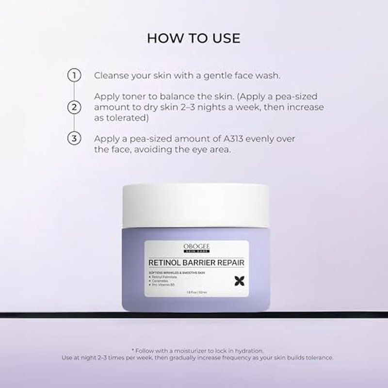 Vitamin A (Retinoids) Lightweight Face Cream for Anti-Aging, Reduce Wrinkles, Prevents Acne Breakouts, and Hyperpigmentation 1.8 OZ