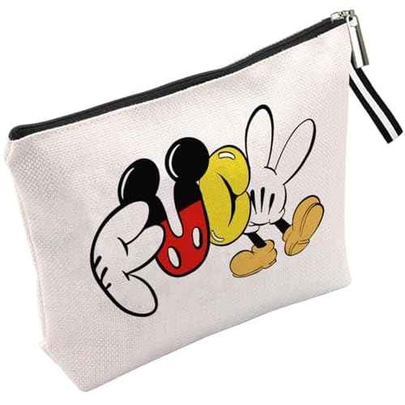 Funny Makeup Bag for Women, Creative Cartoon-Inspired Portable Cosmetic Bag - Unique Design for Every Occasion Minnie Themed Mouse Makeup Bag Mickey Themed Travel Toiletry Bag