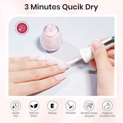 Nail Strengthener and Growth, Nail Repair for Damaged for Hardener Extra Strong, Ridge Filler Natural Nails Polish