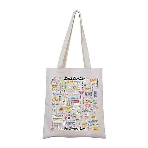 MINIGIU North Carolina Tote Bag - Perfect for Trips and Moving Gift