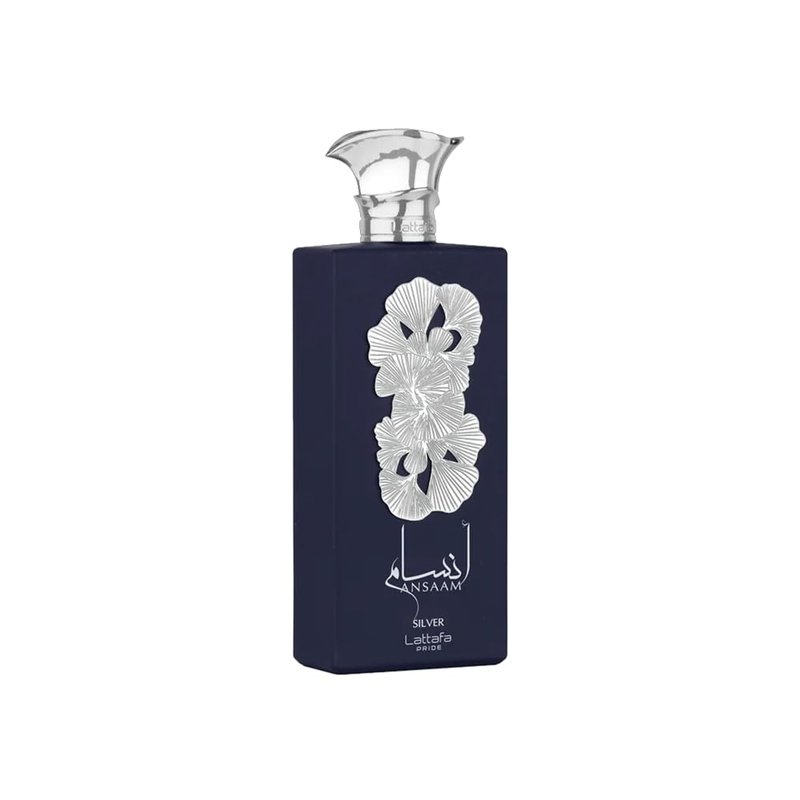 Lattafa Ansaam Silver Eau De Parfum Spray - Unisex Fragrance | 3.4 Ounce