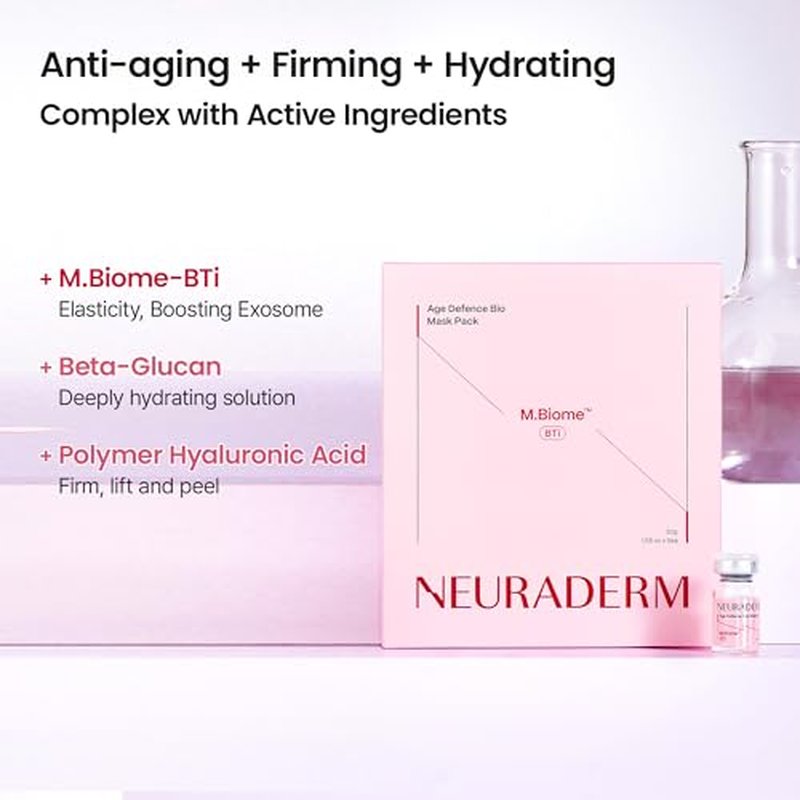 Age Defence Facial Sheet Mask, Anti-Fine Line Lifting Nourishing Serum Moisturizing Skincare (Pack of 5)