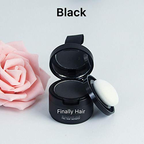 Hair Fiber Concealer - Waterproof Black Hair Loss Solution | Hairline Creator & Eyebrow Enhancer
