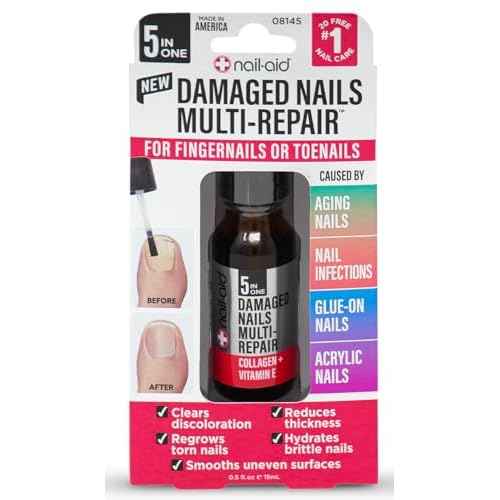 Nail-Aid - 5-in-1 Damaged Nails Multi-Repair for Fingernails or Toenails
