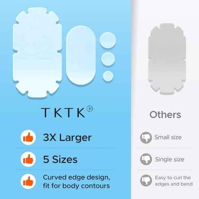 XXL Pimple Patches for Body, Large Hydrocolloid Acne Patches, 5 Sizes Big Hydrocolloid Bandages for Back, Chest, Shoulders Zit Breakouts, Blemish Stickers for Face (Oval, Dot 110 Count)