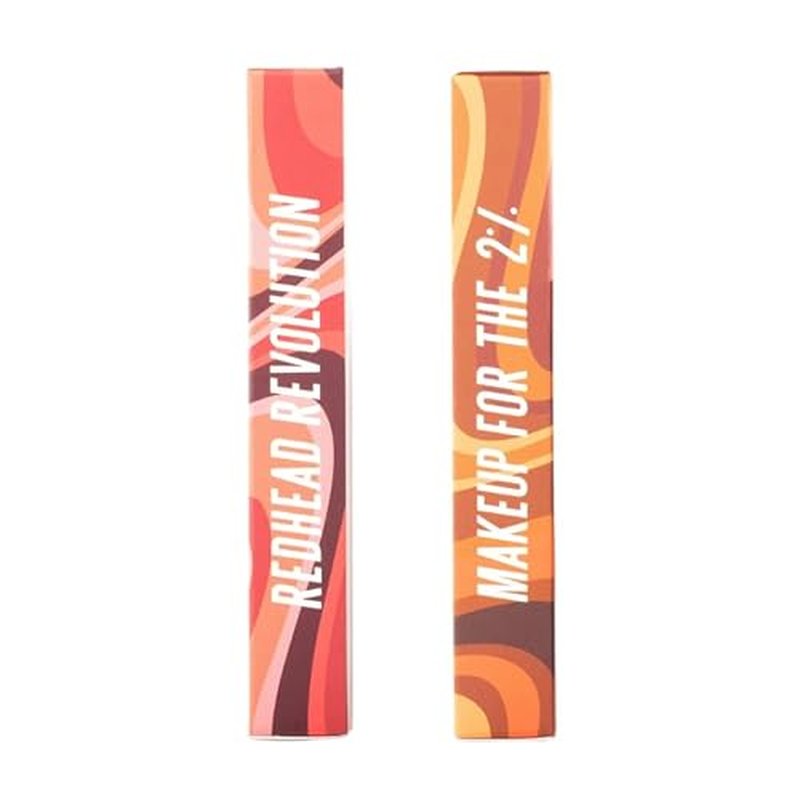 Redhead Revolution's Vegan Gingerlash Mascara Bundle - Light Brown and Auburn Mascara for Redheads & Blondes (Genuine Ginger and Honest Auburn)