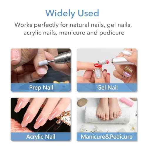 100 Pcs Sanding Bands for Nail Drill 240 Grit Disposable Nail Sanding Bands for Acrylic Nails Gel Manicure & Pedicure, Zebra