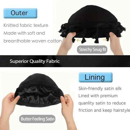 Gturytr Turban for Men Vintage Twist Head Wraps Durag Satin Lined Halo Turban for Women Modal and Satin Scarf Tie